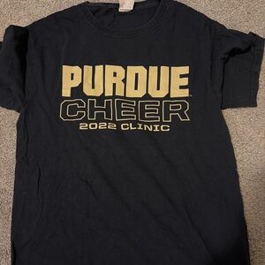 Purdue Cheer clinic shirt